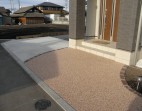 常陸大宮市M様邸アプローチ