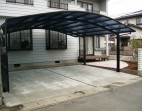 那珂市K様邸駐車場後