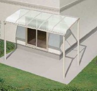 テラス屋根　ヴェクター張り出し
