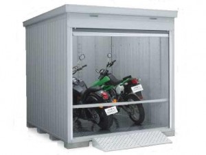バイク保管庫　床付タイプ