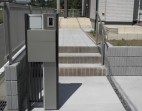 機能的でスタイリッシュな門まわり　水戸市