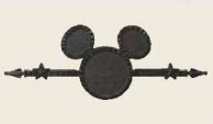 ディズニー壁飾り　ミッキーA型