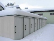 ヨド物置　エルモ連結型　引戸タイプ