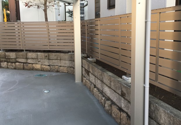 常陸太田市U様邸afterフェンス