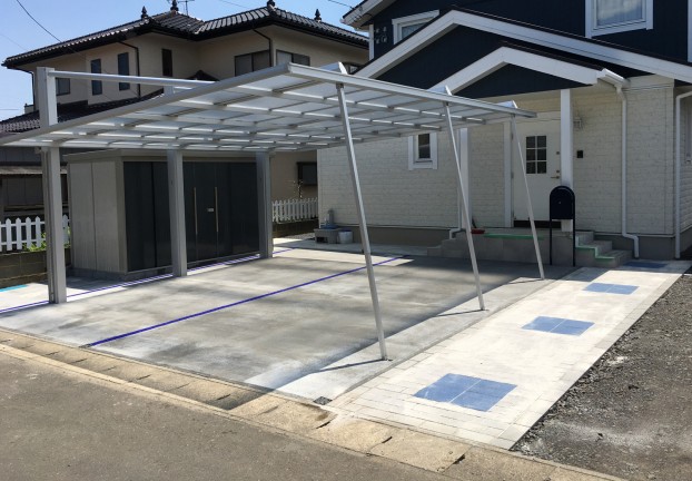 ひたちなか市E様駐車場
