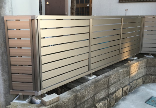 常陸太田市U様目隠しフェンス