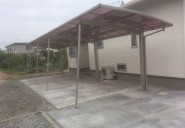 髙嶋邸カーポート加工後